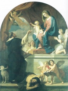 Verging with child and San Domenici, Giuseppe Velasco