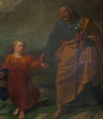 San Giuseppe col bambino, Giuseppe Sciuti.